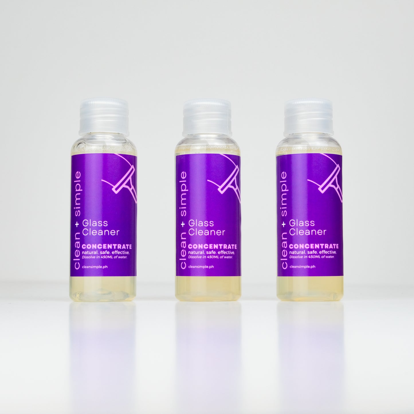 Glass Cleaner The Concentrate 50mL Pack of 3